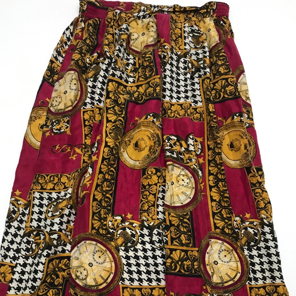 Vintage Versace inspired 100%Silk size L